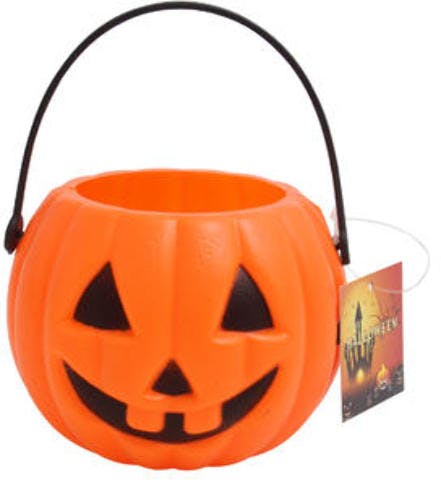 Wholesale Halloween Trick or Treat Pumpkin Bucket (SKU 1994776) DollarDays