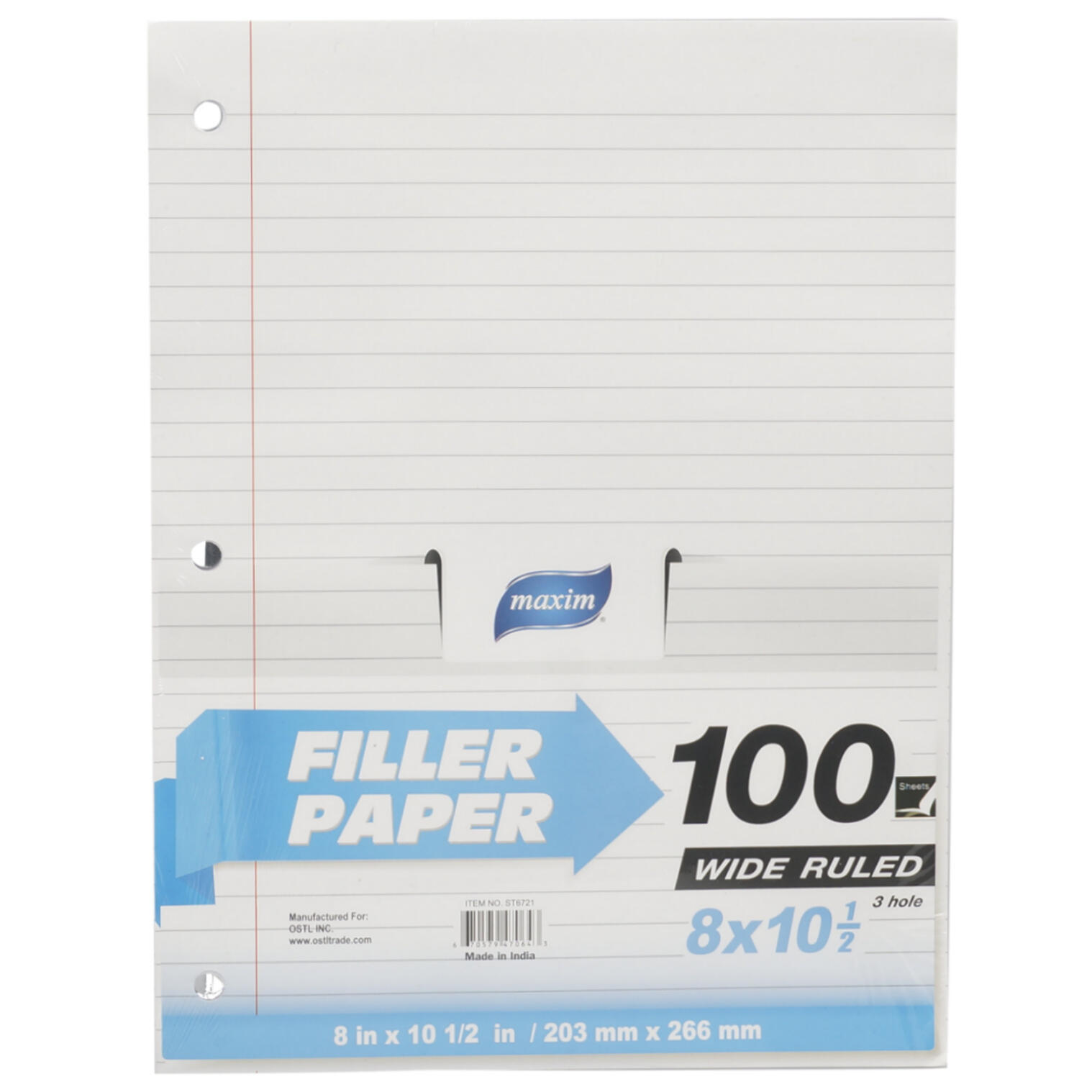 Wholesale Wide Ruled Filler Paper 100 Sheets DollarDays