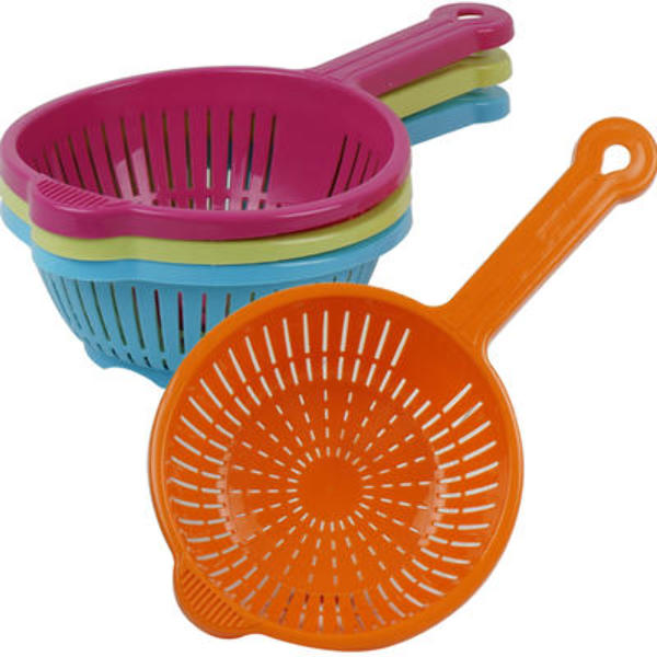 Wholesale Plastic Colander with Handle 8.5"D DollarDays