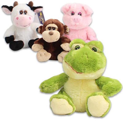 plush farm animal set