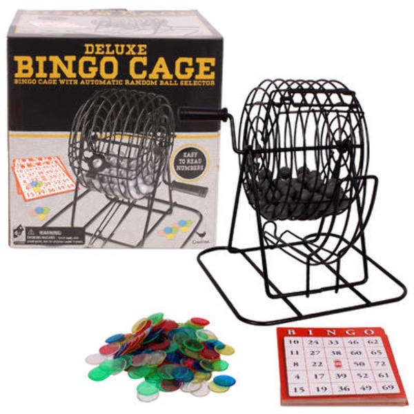 Wholesale Deluxe Bingo Set With Cage DollarDays