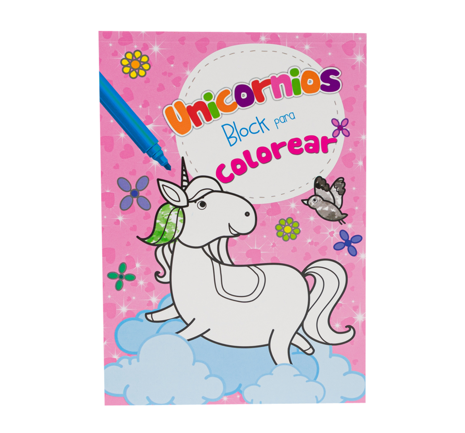 Wholesale 48 Page Spanish Unicorn Coloring Pad