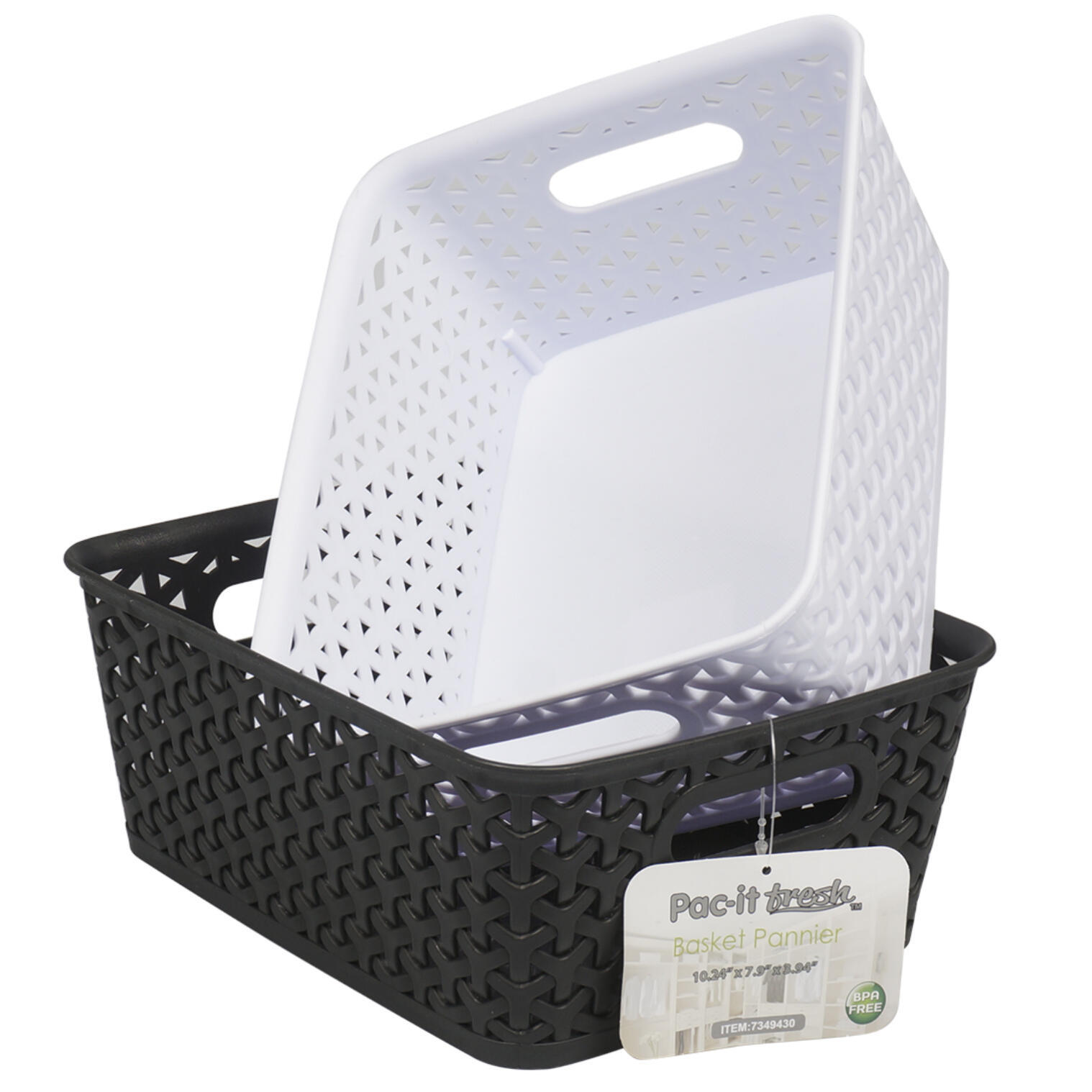 Wholesale 8" Black White Basket Assorted DollarDays