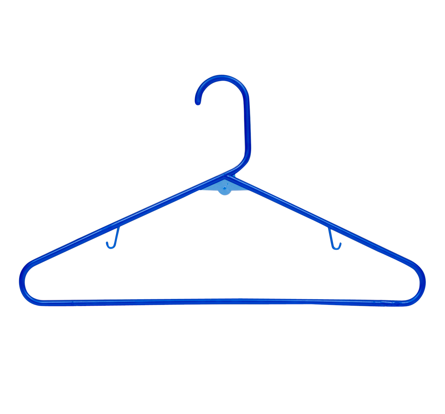 Plastic Clothes Hangers - 8 Pack, Assorted