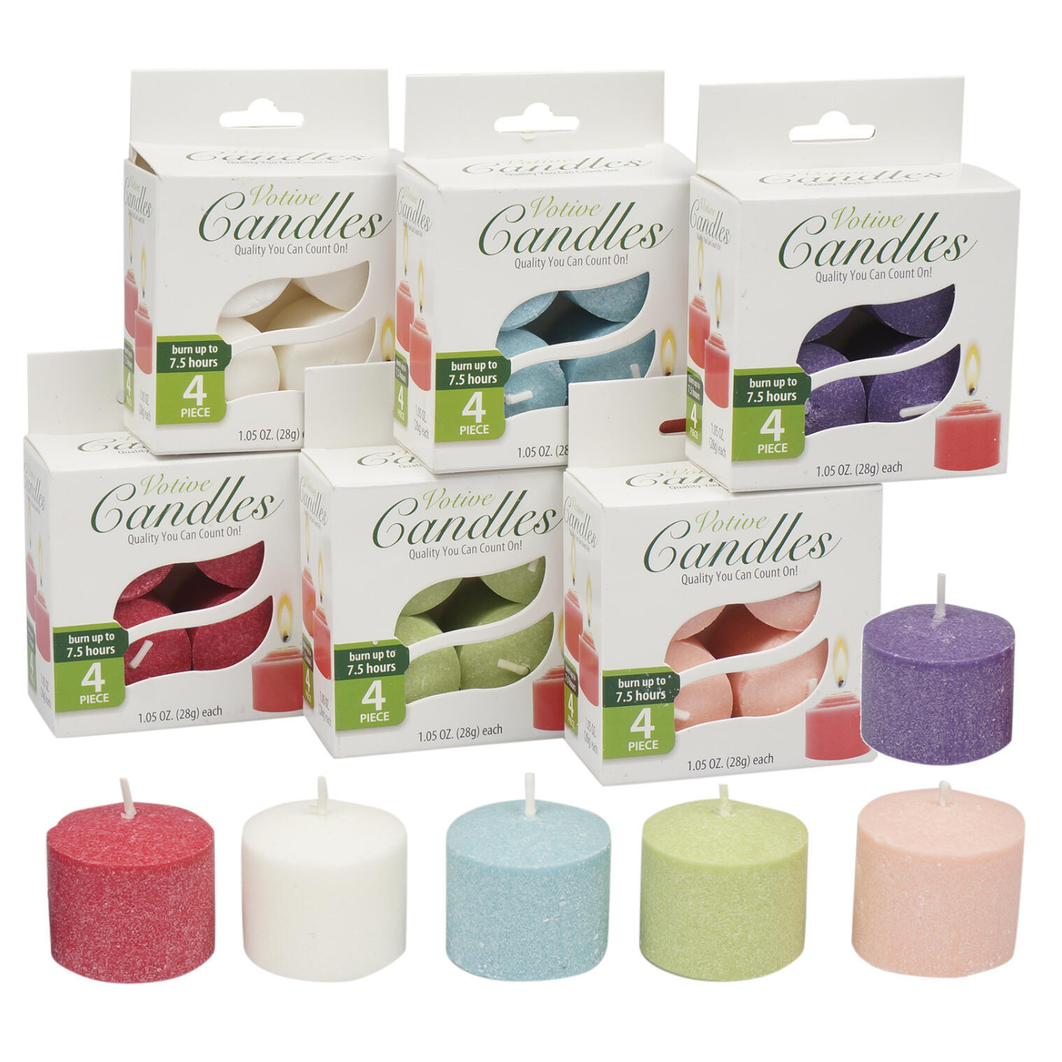 Wholesale Scented Votive Tealight Candle Assorted 4 Pack