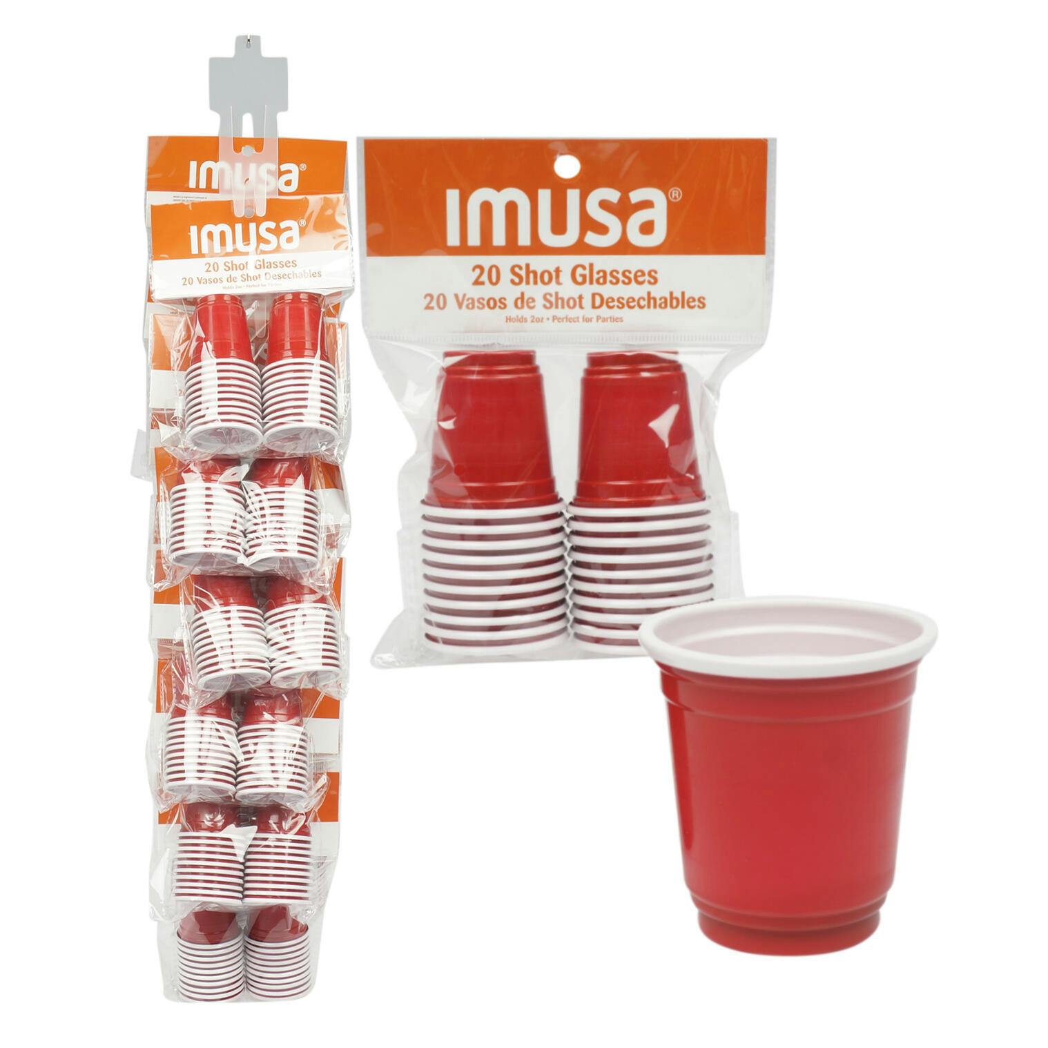 Wholesale Mini Disposable Shot Cups 20 Piece (SKU 2335300) DollarDays