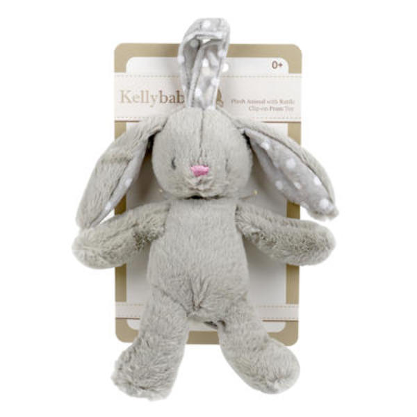 gray plush bunny