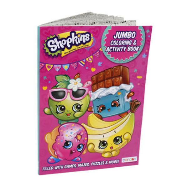 Wholesale Shopkins Jumbo Coloring And Activity Book DollarDays