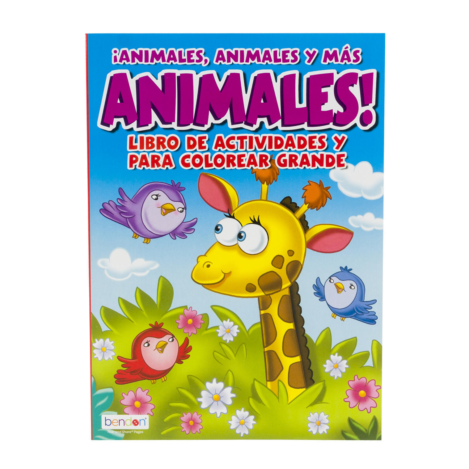 Wholesale Animales Grande Coloring Books 80 Pages, 24 Count (SKU