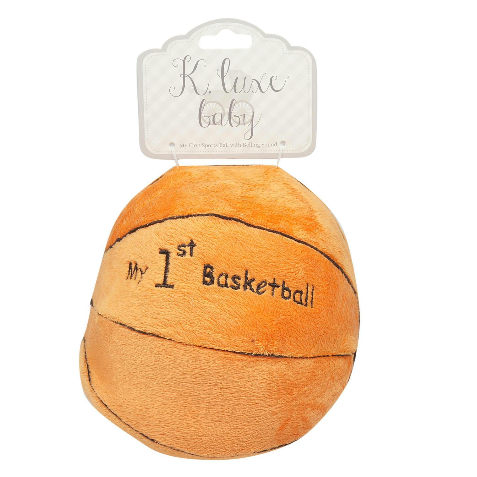 Wholesale 7" Plush Basketball with Rattle (SKU 2338538) DollarDays