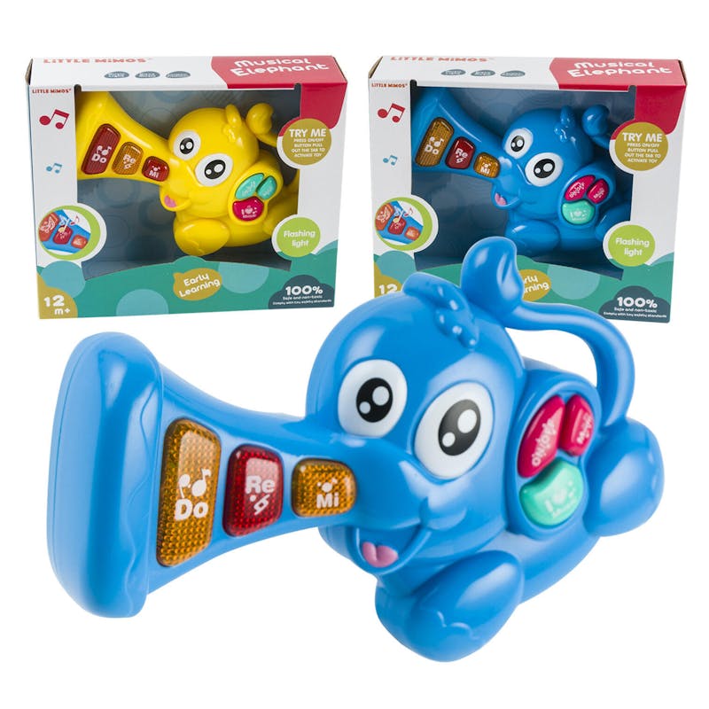 Little Mimos Music & Light Elephant Baby Toy