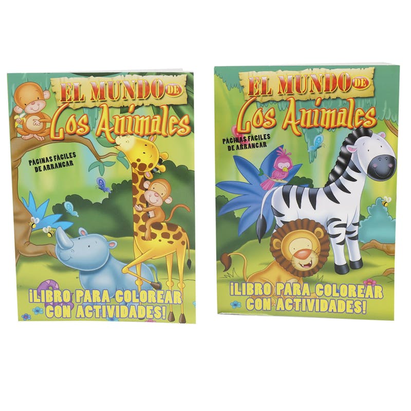 Mundo De Los Animale Coloring Book