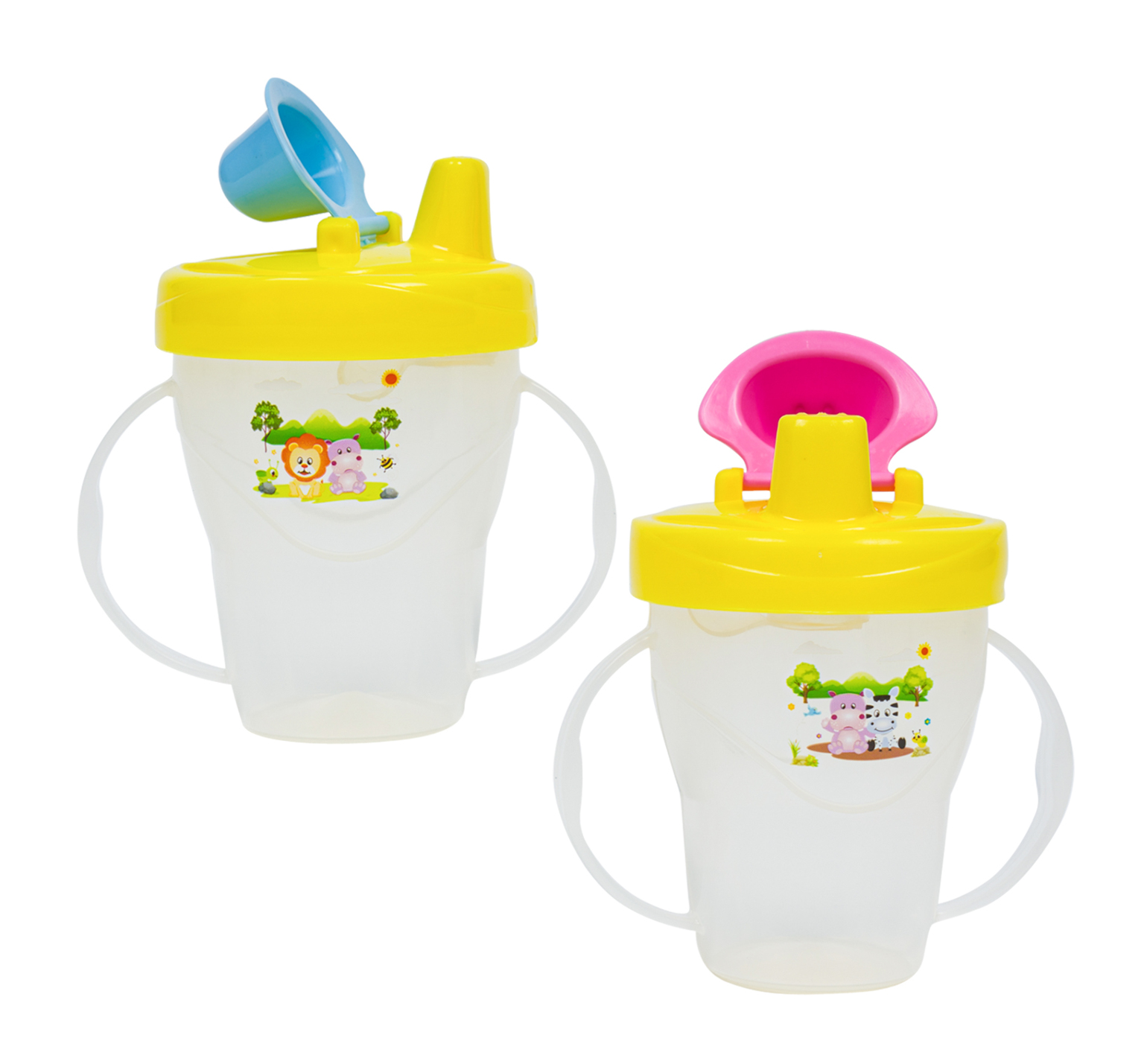 Wholesale Fisher Price Sippy Straw Cup W/ Handle MULTI COLOR