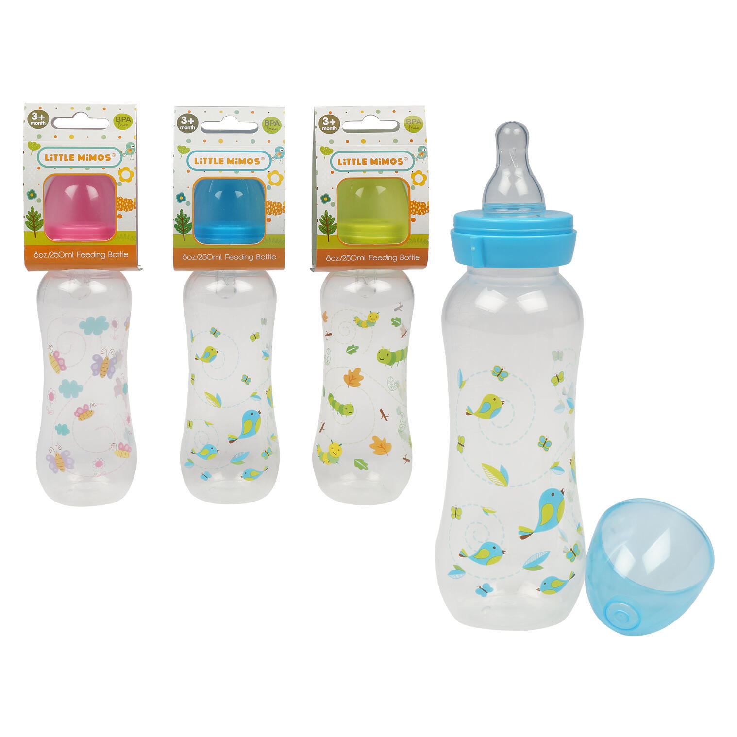 Comotomo Baby Bottle Green 8 Ounce 2 Count Set of 2 Lot Bulk Wholesale 