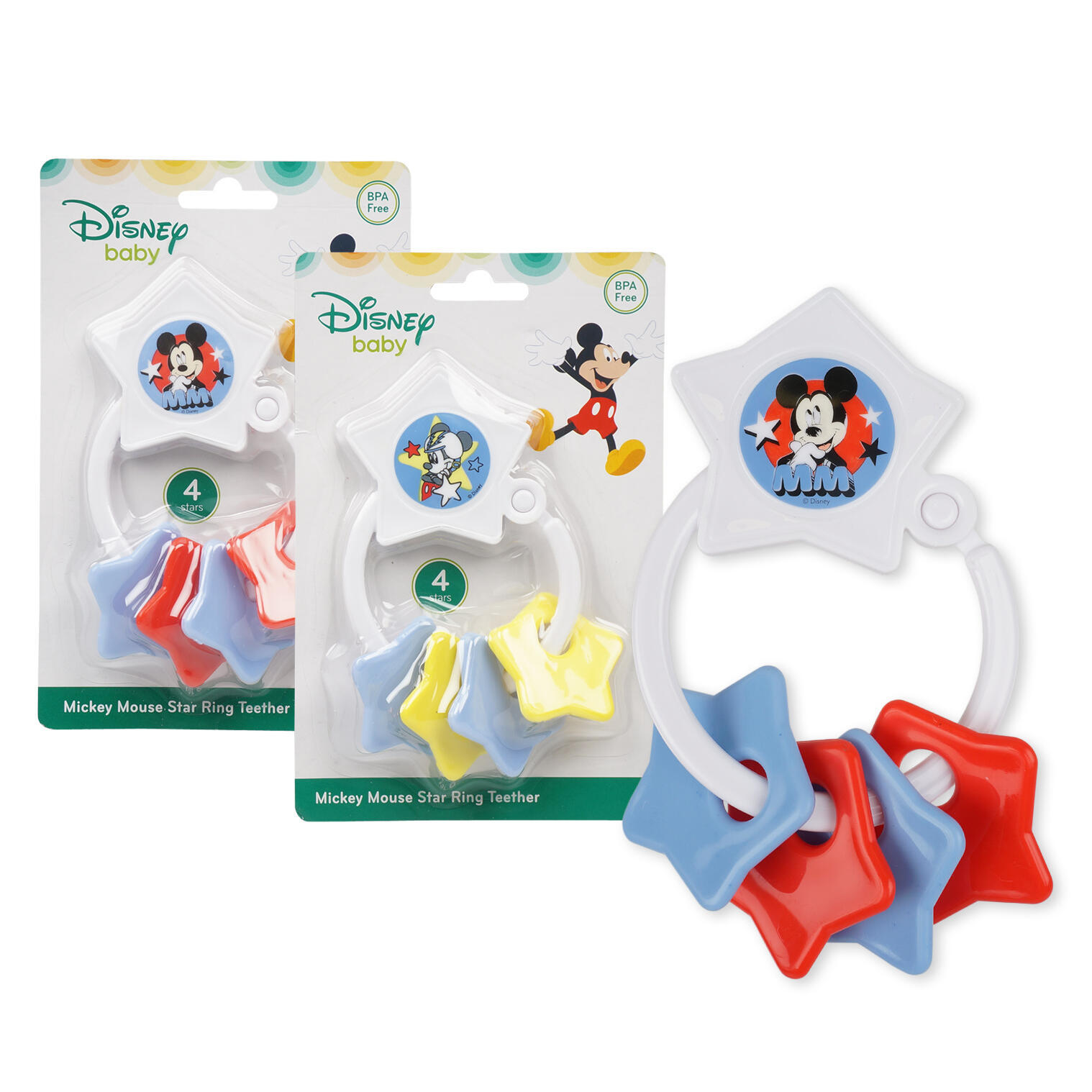 Wholesale Disney Baby Mickey Mouse Star Ring Teether DollarDays