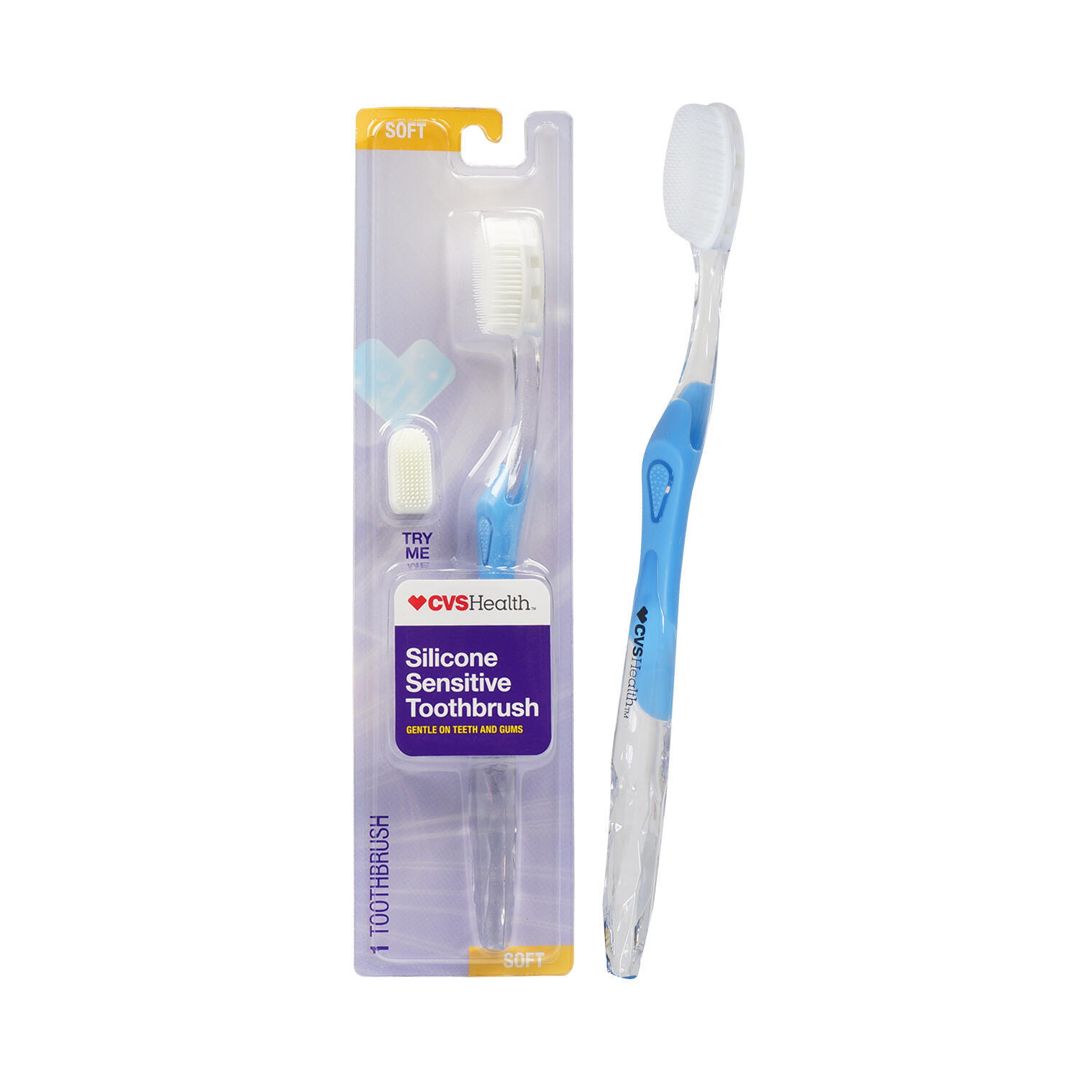 Wholesale Cvs Health Adult Toothbrush Silicone Sensitive Sku Dollardays