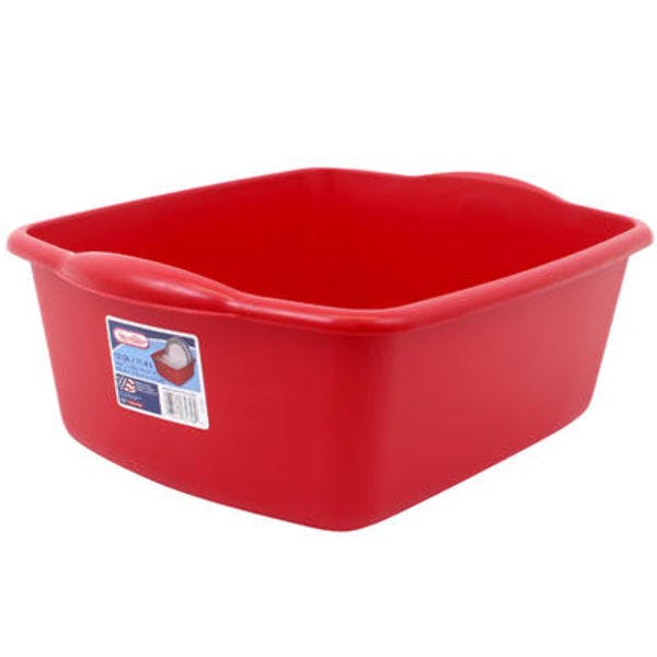 Wholesale Sterilite Red Dishpan - 12 qt. (SKU 2281411) DollarDays