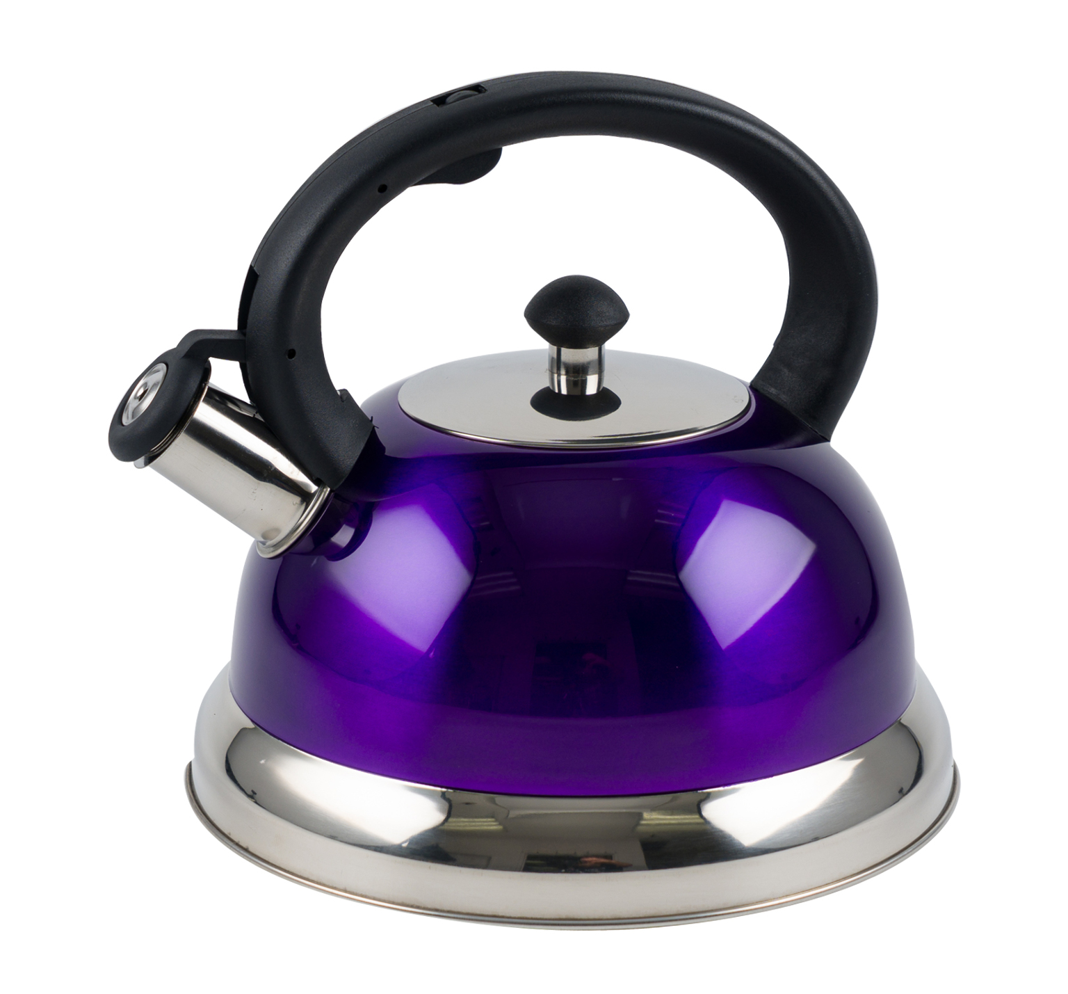 Kitchenworks 2.5 Qt. Whistling Tea Kettle In Purple