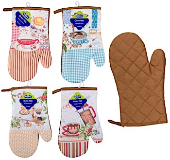Wholesale Christmas Oven Mitt Collection 6 Assorted Designs - GLW