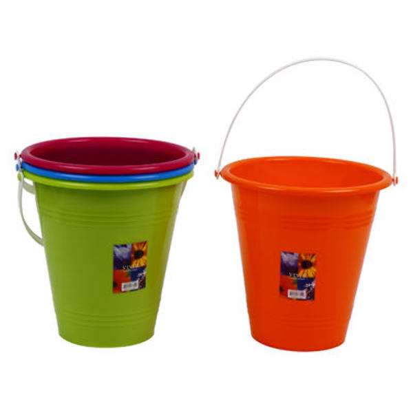 red plastic bucket wholesale