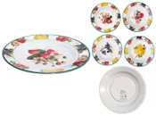 Mela Soup Plates - 10", Assorted Fruit Designs