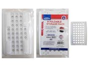Foldable Storage Racks - White