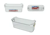 Storage Organizers with Gold Handles - Clear