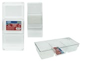 Three Section Plastic Storage Organizers