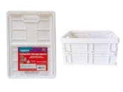 Collapsible Storage Baskets - White