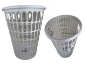 Laundry Hamper Basket - White