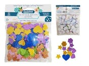 Foam Craft Stickers - Glitter Shapes