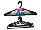 Adult Hangers, Black, 6pk