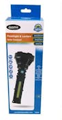 Solar Power Flashlight, Black - 9.5"