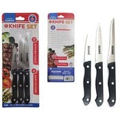 Kitchen Knife Sets - Stainless Steel, 3 Piece