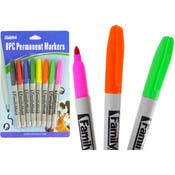 Permanent Markers - 8 Count, Assorted Colors