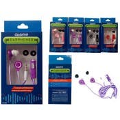 Corded Earbuds - Inline Buttons, Mic, 3.4'