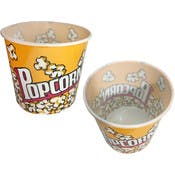 Popcorn Buckets - Cinema-Style, 9.4" Diameter