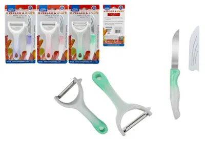 Vegetable Peelers and Knives - 2 Piece Set