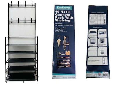 16 Hook Garment Racks