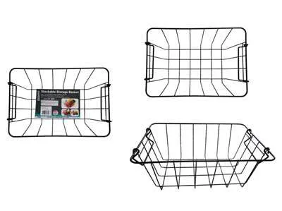 Stackable Wire Storage Baskets