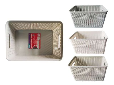 Plastic Storage Baskets - Assorted Colors
