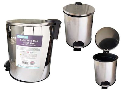 Stainless Steel Trash Cans - 5 Liters