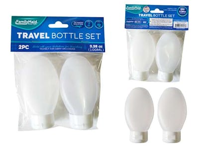 Travel Bottle Sets - 2 Piece