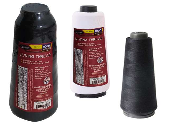 Sewing Thread - 1000 Meters, Assorted Colors