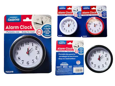 Alarm Clocks - Assorted Colors
