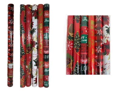 Christmas Gift Wrap, Assorted - 40 Square Feet