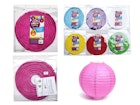 Paper Lanterns - 12" Diameter, Assorted Colors image number null