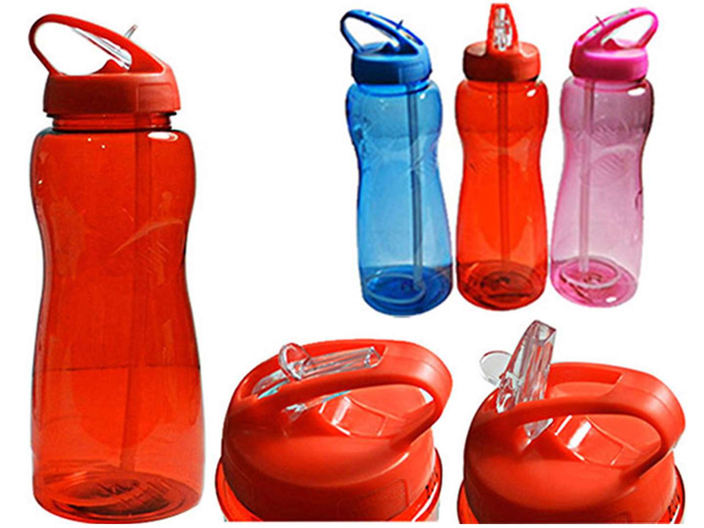 34 oz. Spout Lid Sports Water Bottles
