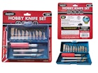 Hobby Knife Sets - 13 Interchangeable Blades, 3 Handles image number null