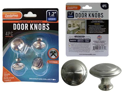 Cabinet Door Knobs - 4 Pack, Screws Included